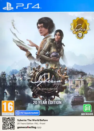 Syberia: The World Before PlayStation 4, PAL box front