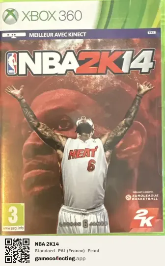 NBA 2K14 Xbox 360, France box front
