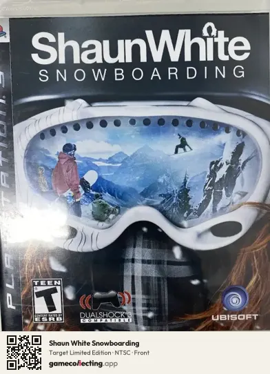Shaun White Snowboarding PlayStation 3, NTSC box front
