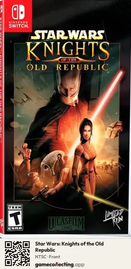 Star Wars: Knights of the Old Republic Nintendo Switch, NTSC box front
