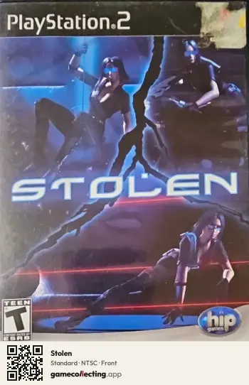 Stolen PlayStation 2, NTSC box front