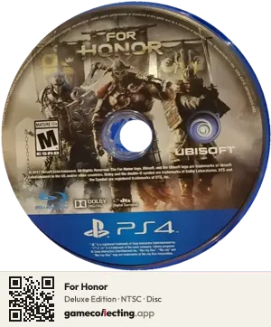 For Honor PlayStation 4, NTSC disc