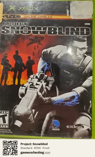 Project: Snowblind Xbox, NTSC box front