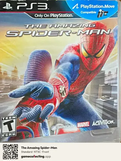 The Amazing Spider-Man PlayStation 3, NTSC box front