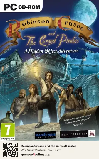 Robinson Crusoe and the Cursed Pirates Computer, PAL box front