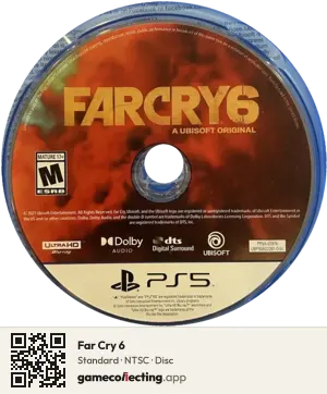 Far Cry 6 PlayStation 5, NTSC disc