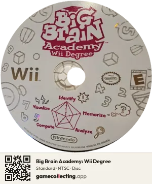 Big Brain Academy: Wii Degree Nintendo Wii, NTSC disc