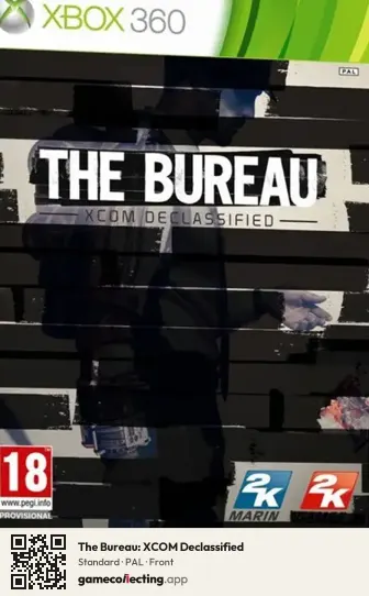 The Bureau: XCOM Declassified Xbox 360, PAL box front