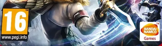Soulcalibur V, the PEGI square on its front
