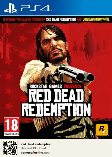 Red Dead Redemption PlayStation 4, PAL box front