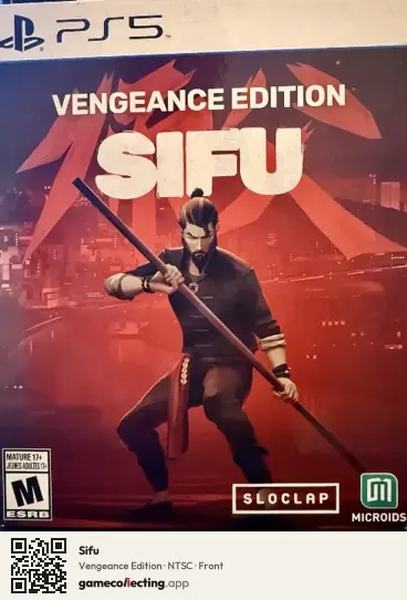 Sifu PlayStation 5, NTSC box front