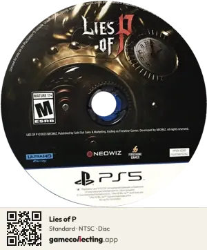 Lies of P PlayStation 5, NTSC disc