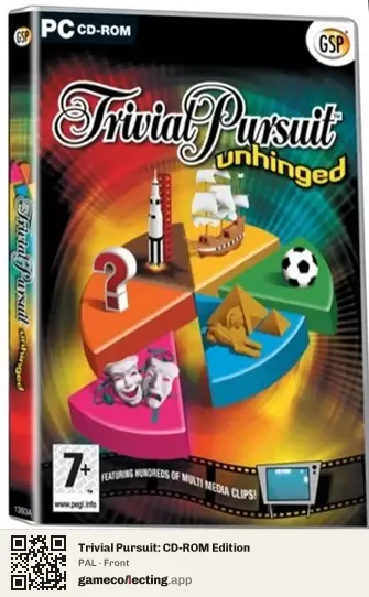 Trivial Pursuit: CD-ROM Edition Computer, PAL box front