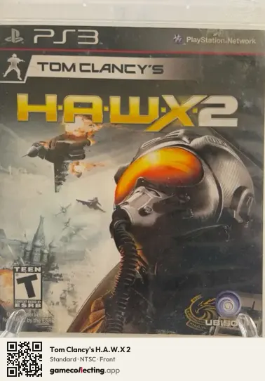Tom Clancy's H.A.W.X 2 PlayStation 3, NTSC box front