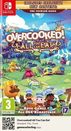 Overcooked! All You Can Eat Nintendo Switch, PAL box front