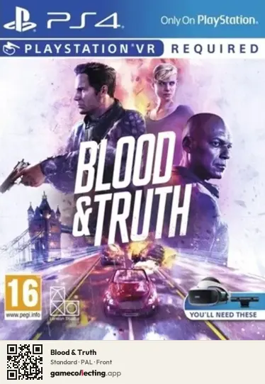 Blood & Truth PlayStation 4, PAL box front