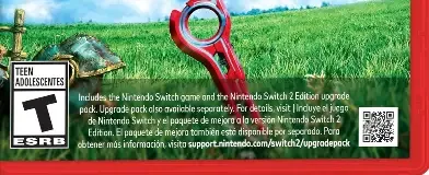 Xenoblade Chronicles: Definitive Edition, the ESRB box on its front