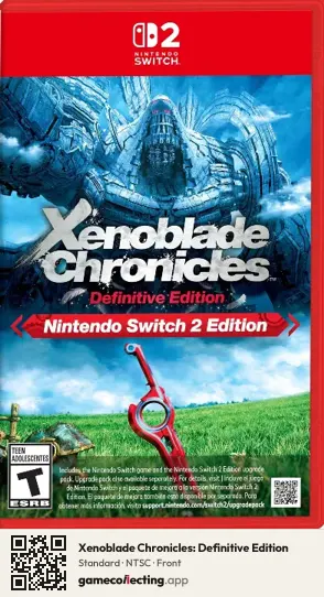 Xenoblade Chronicles: Definitive Edition Nintendo Switch 2, NTSC box front