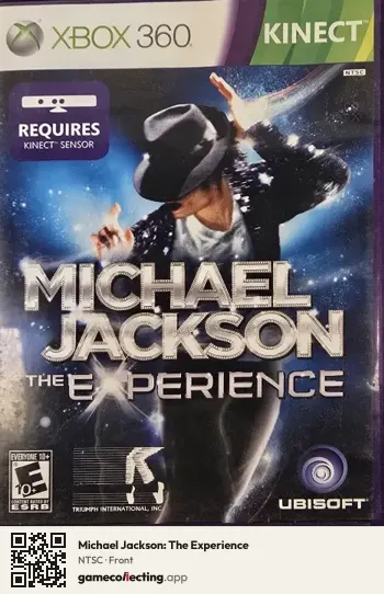 Michael Jackson: The Experience Xbox 360, NTSC box front
