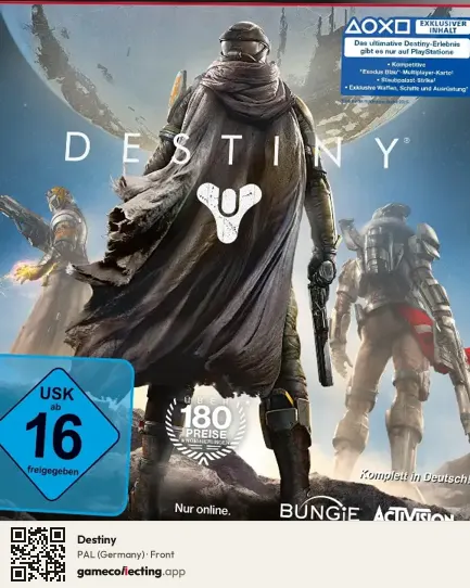 Destiny PlayStation 3, Germany box front