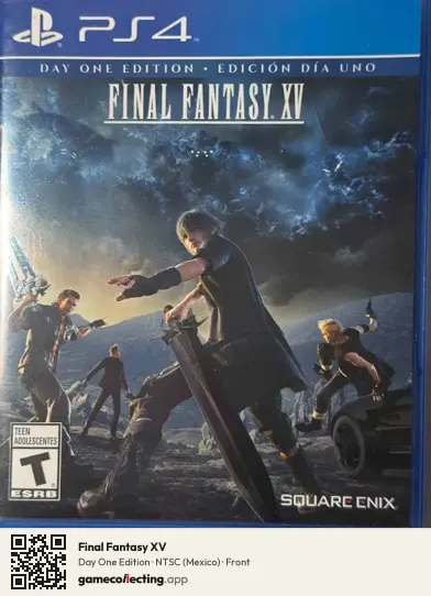 Final Fantasy XV PlayStation 4, Mexico box front