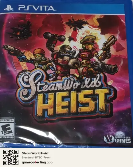 SteamWorld Heist PlayStation Vita, NTSC box front