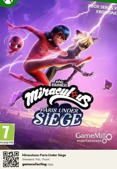 Miraculous: Paris Under Siege Xbox Series X, PAL box front