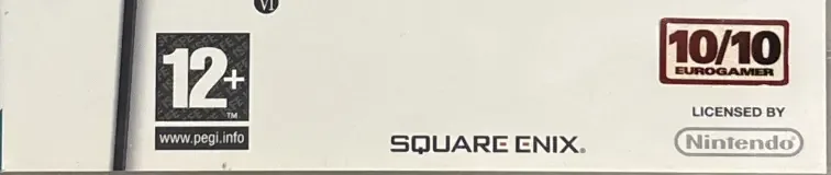 Chrono Trigger, the PEGI square on its front