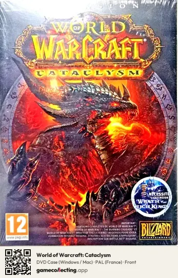 World of Warcraft: Cataclysm Computer, France box front