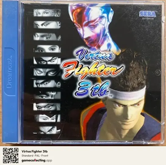 Virtua Fighter 3tb Sega Dreamcast, PAL box front