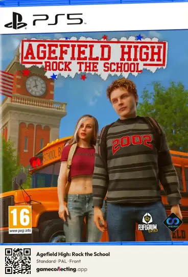 Agefield High: Rock the School PlayStation 5, PAL box front