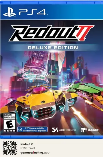Redout 2 PlayStation 4, NTSC box front