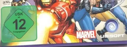 Marvel Avengers: Battle for Earth, the USK square on its front