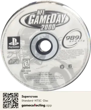 Supercross PlayStation, NTSC disc