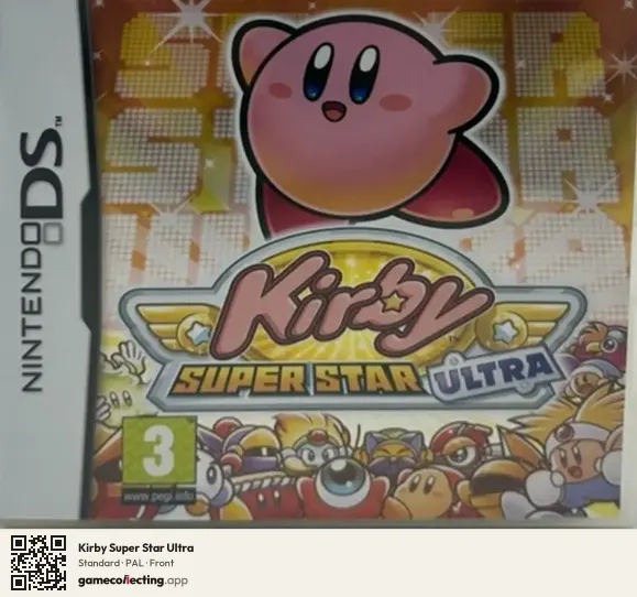 Kirby Super Star Ultra Nintendo DS, PAL box front
