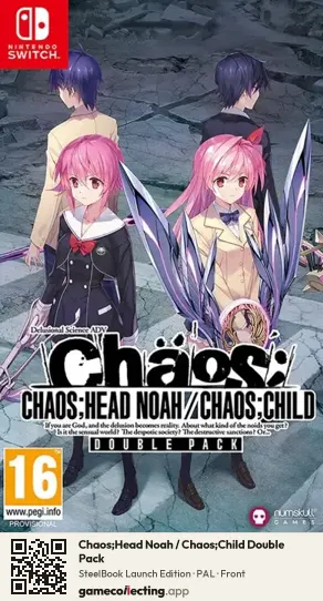 Chaos;Head Noah / Chaos;Child Double Pack Nintendo Switch, PAL box front
