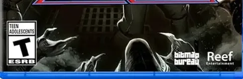 Xeno Crisis, the ESRB box on its front