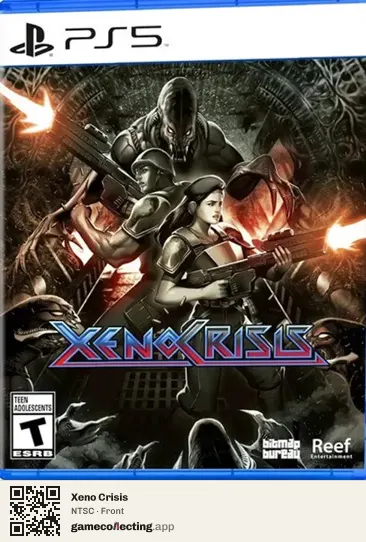 Xeno Crisis PlayStation 5, NTSC box front