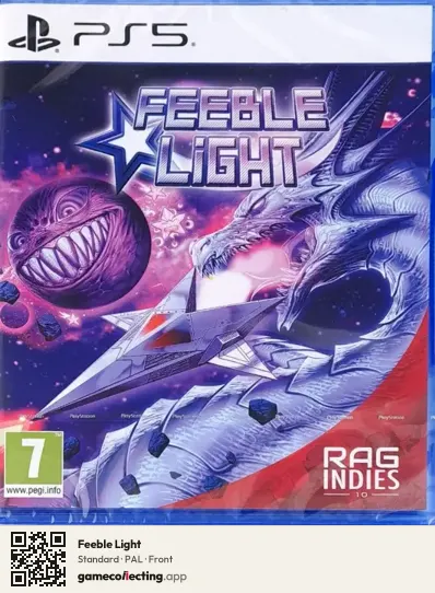 Feeble Light PlayStation 5, PAL box front