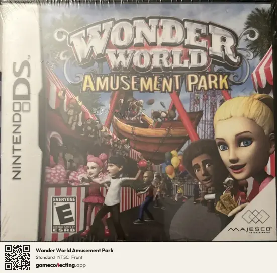 Wonder World Amusement Park Nintendo DS, NTSC box front