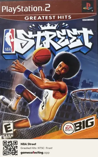 NBA Street PlayStation 2, NTSC box front