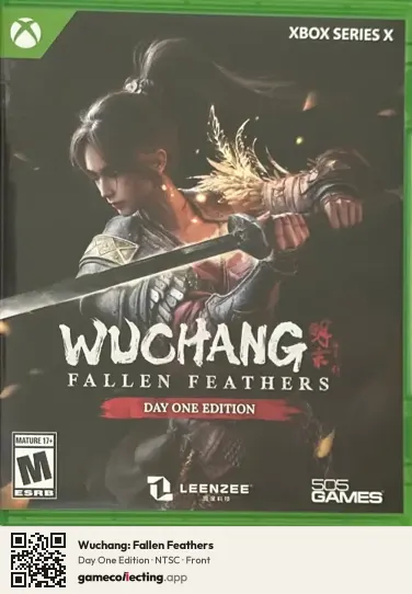 Wuchang: Fallen Feathers Xbox Series X, NTSC box front