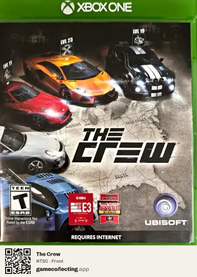 The Crew Xbox One, NTSC box front
