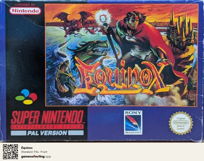 Equinox Super Nintendo Entertainment System, PAL box front
