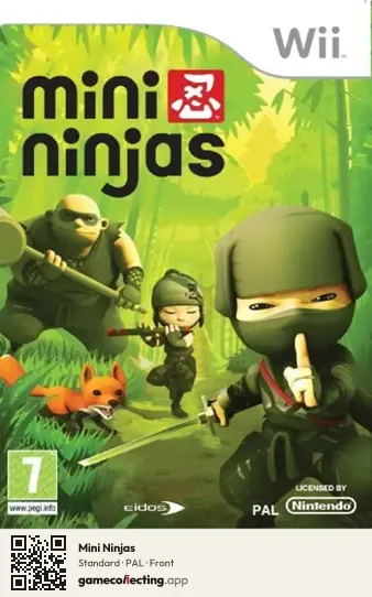 Mini Ninjas Nintendo Wii, PAL box front