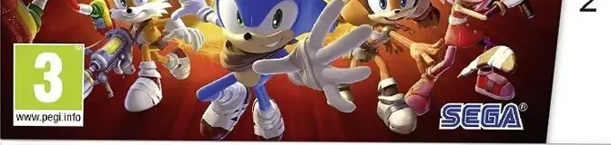 Sonic Boom: Fire & Ice, the PEGI square on its front