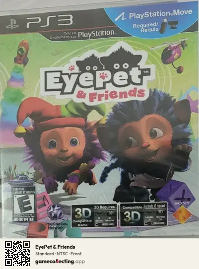 EyePet & Friends PlayStation 3, NTSC box front