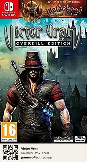 Victor Vran Nintendo Switch, PAL box front
