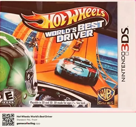 Hot Wheels: World's Best Driver Nintendo 3DS, PAL box front