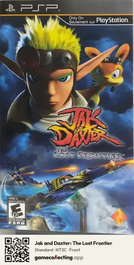 Jak and Daxter: The Lost Frontier PlayStation Portable, NTSC box front